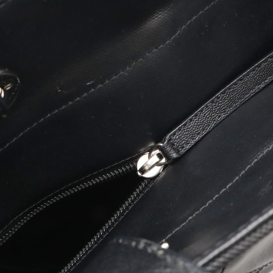 CHANEL シャネル パリビアリッツ トートPM トートバッグ ショルダーバッグ コーティングキャンバス レザー ブラック 黒 シルバー金具 | CHANEL | 04