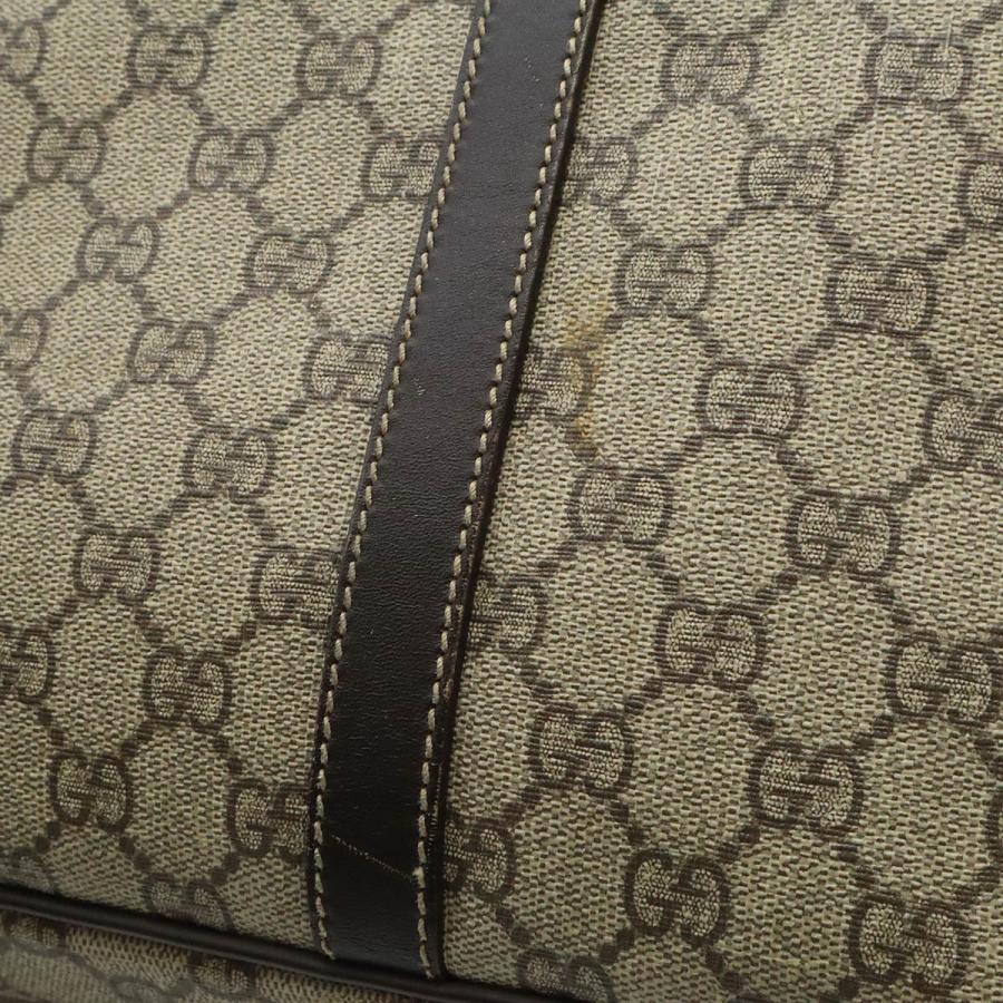 GUCCI グッチ GGスプリーム ビジネスバッグ ブリーフケース 書類カバン PVC レザー ベージュ ダークブラウン 茶 ゴールド金具 322287 | GUCCI | 08