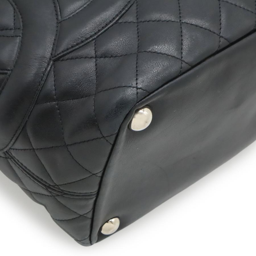 CHANEL シャネル カンボンライン ココマーク ラージトート トートバッグ ショルダーバッグ ソフトカーフ ブラック 黒 ピンク A25169 | CHANEL | 02