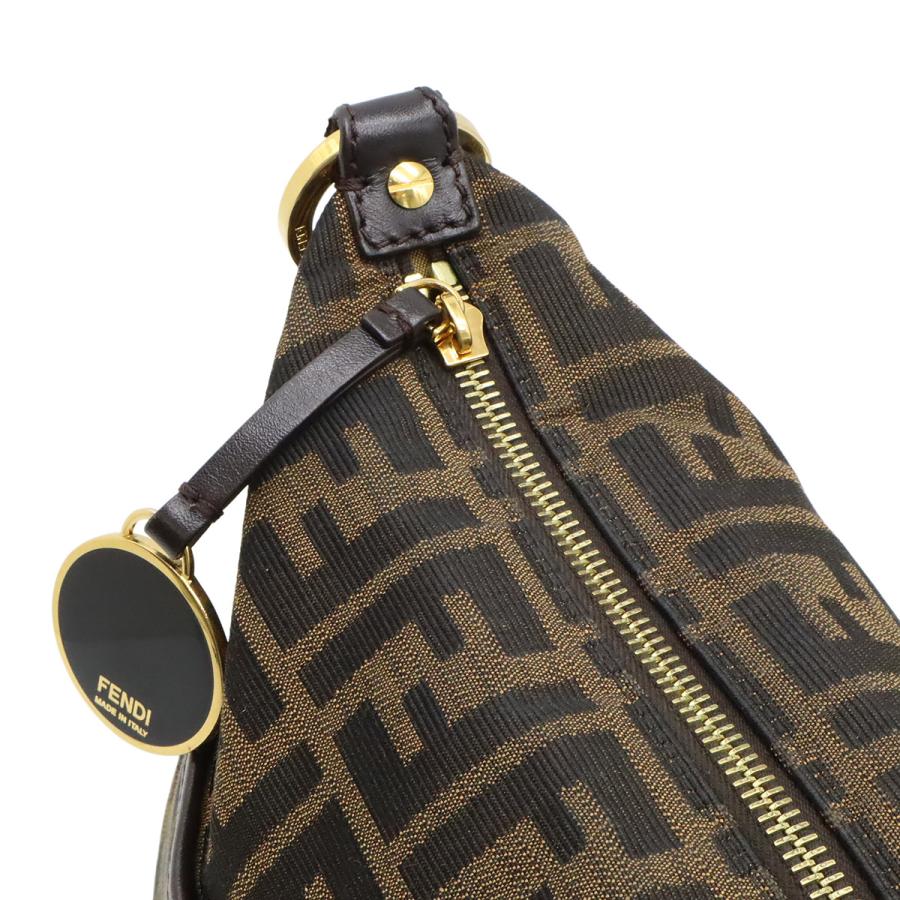 FENDI フェンディ ズッカ柄 ショルダーバッグ 斜め掛け ナイロン 