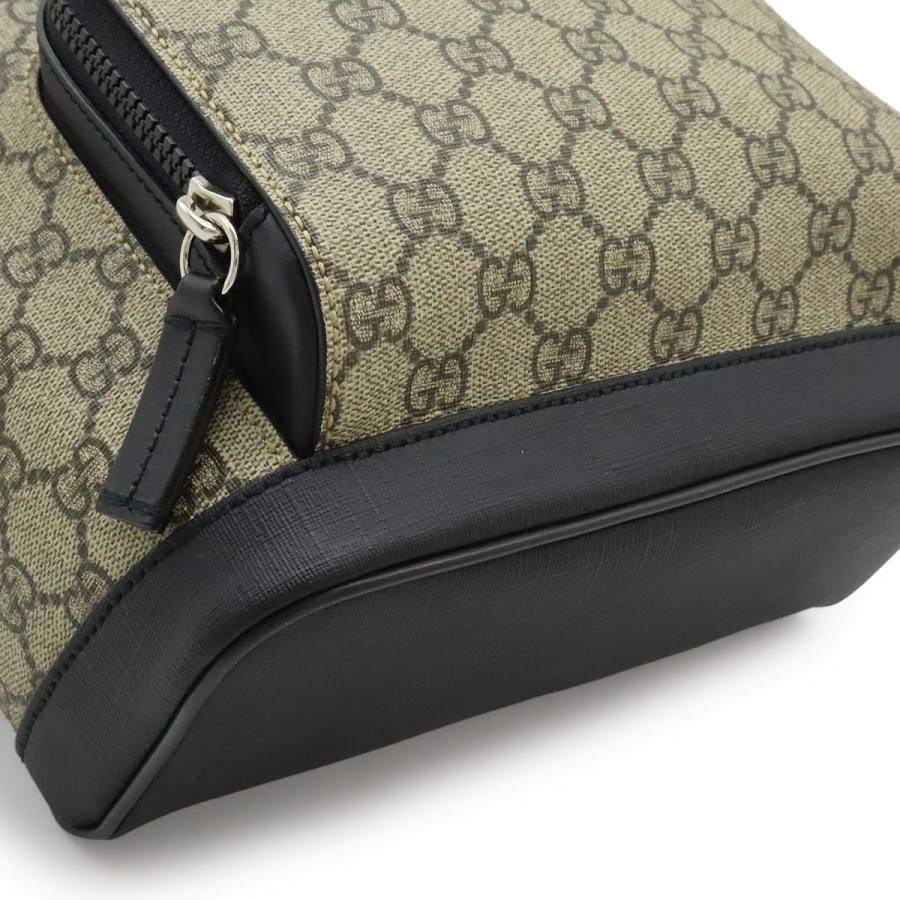 GUCCI グッチ GGスプリーム スモール バックパック リュックサック デイパック PVC レザー ベージュ ブラック 黒 429020 | GUCCI | 02
