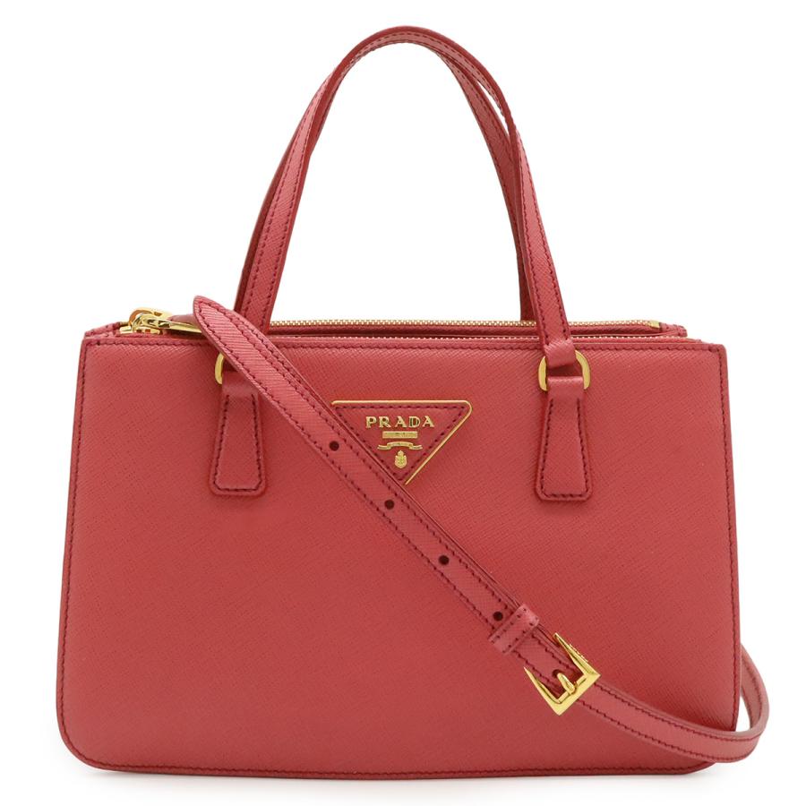 PRADA（プラダ） ガレリア トライアングルロゴ ハンドバッグ ミニ