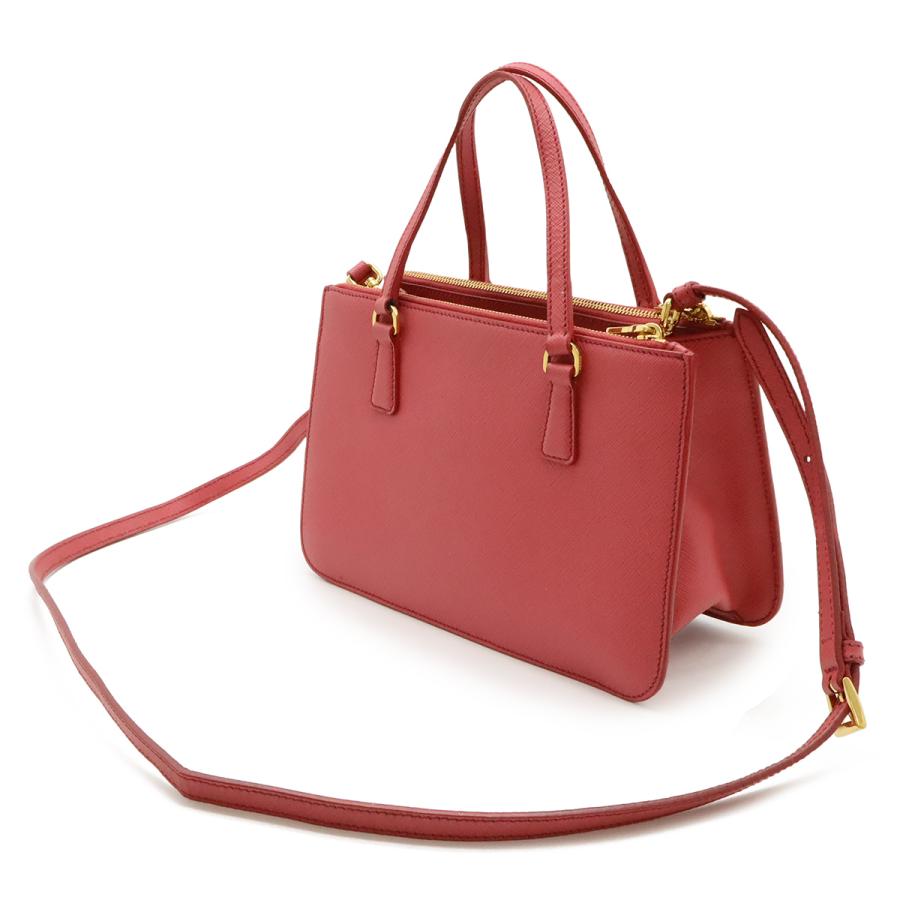 PRADA（プラダ） ガレリア トライアングルロゴ ハンドバッグ ミニ