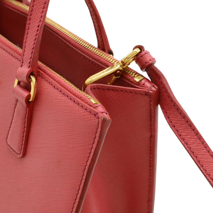 PRADA（プラダ） ガレリア トライアングルロゴ ハンドバッグ ミニ