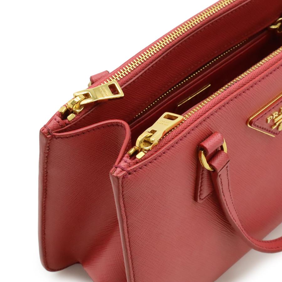 PRADA（プラダ） ガレリア トライアングルロゴ ハンドバッグ ミニ