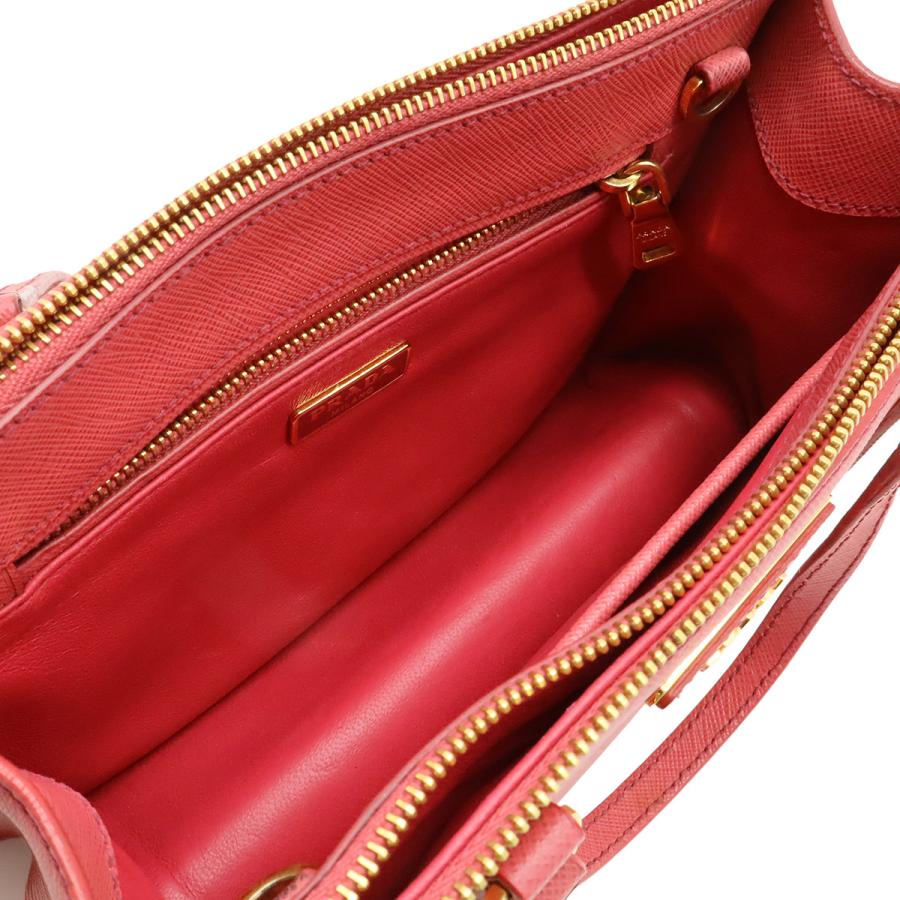 PRADA（プラダ） ガレリア トライアングルロゴ ハンドバッグ ミニ