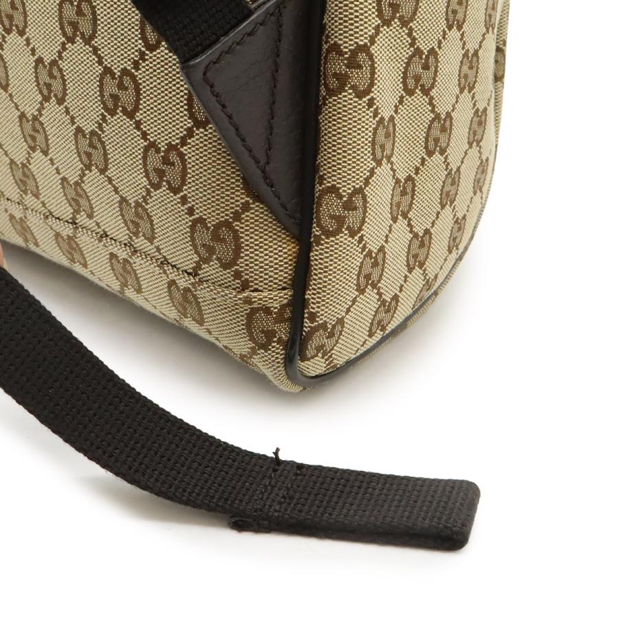 GUCCI グッチ GGキャンバス リュックサック バックパック デイパック レザー ベージュ ダークブラウン 茶 アウトレット品 449906 | GUCCI | 04