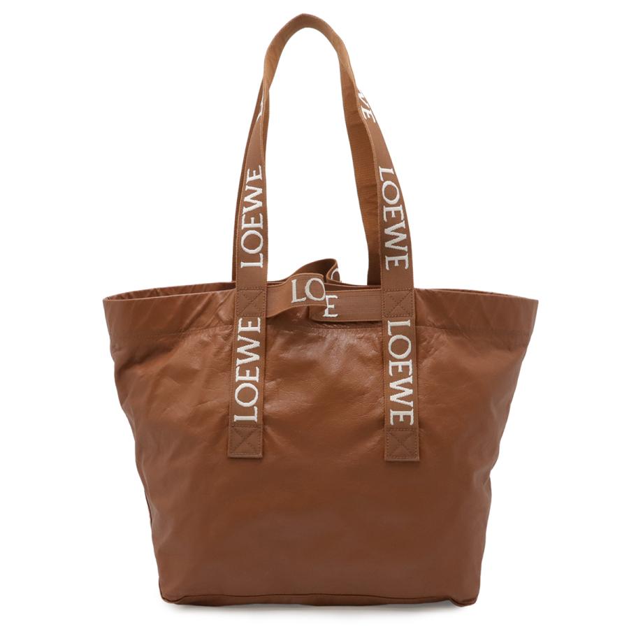 LOEWE ロエベ FOLD SHOPPER フォールドショッパー ショルダーバッグ 2WAY ハンドバッグ ペーパーカーフ タン ブラウン 茶 B507X23X01 | LOEWE