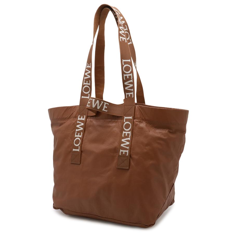 LOEWE ロエベ FOLD SHOPPER フォールドショッパー ショルダーバッグ 2WAY ハンドバッグ ペーパーカーフ タン ブラウン 茶 B507X23X01 | LOEWE | 01