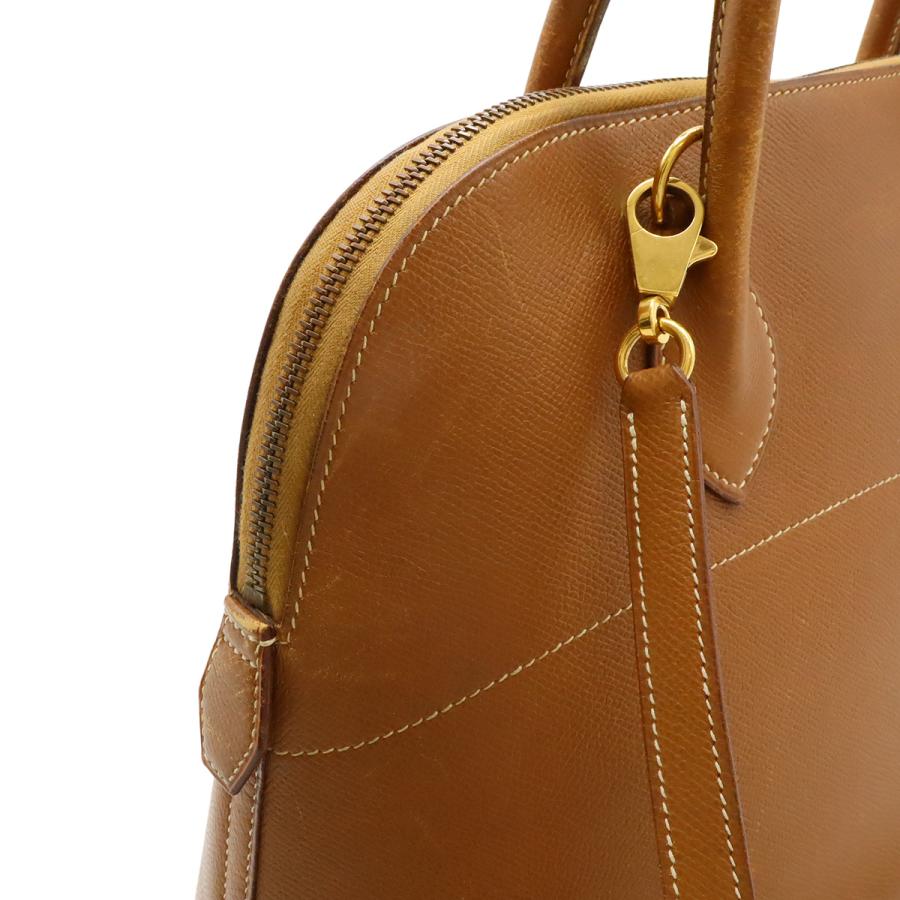 HERMES エルメス ボリード37 ハンドバッグ 2WAY ショルダーバッグ 肩掛け クシュベル レザー ゴールド 茶 ブラウン ゴールド金具 ○Z刻印 | HERMES | 03