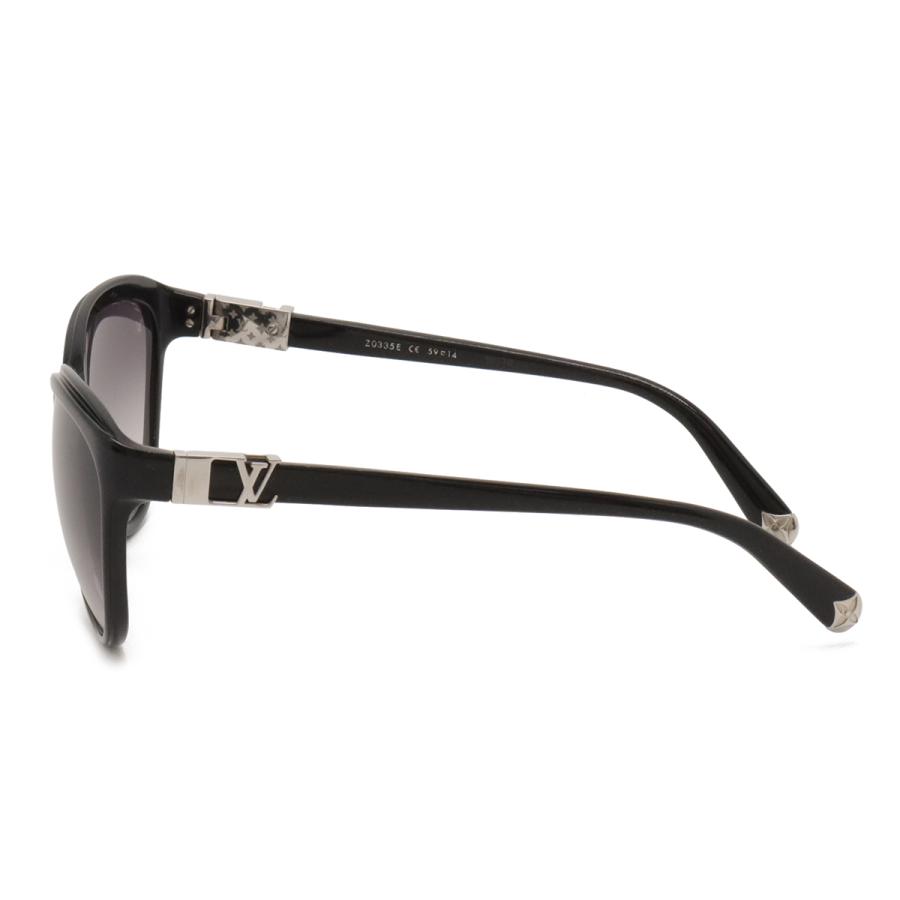 LOUIS VUITTON ルイ ヴィトン サングラス アイウェア フォックスシェイプ スモークグラデーション ブラックグリッター ラメ Z0335E | LOUIS VUITTON | 01