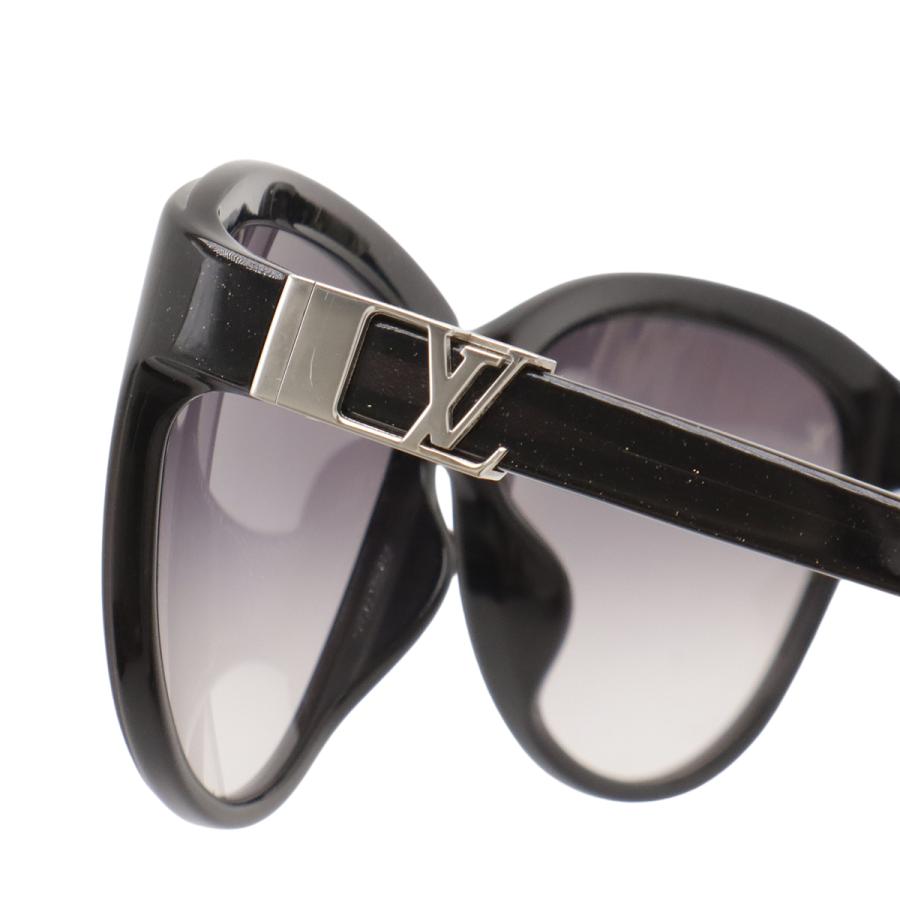 LOUIS VUITTON ルイ ヴィトン サングラス アイウェア フォックスシェイプ スモークグラデーション ブラックグリッター ラメ Z0335E | LOUIS VUITTON | 04