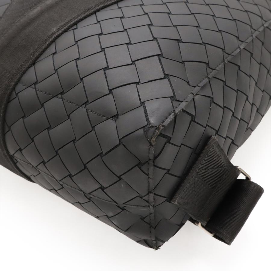 BOTTEGA VENETA ラバー リュック イントレチャート ブラック BOTTEGA VENETA（ボッテガ・ヴェネタ） ボッテガベネタ イントレ