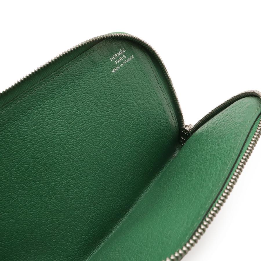 HERMES エルメス リミックス コンバイン L字型ファスナー 長財布 ヴォーエプソン レザー ゴールド ブラウン シルバー金具 D刻印 | HERMES | 08