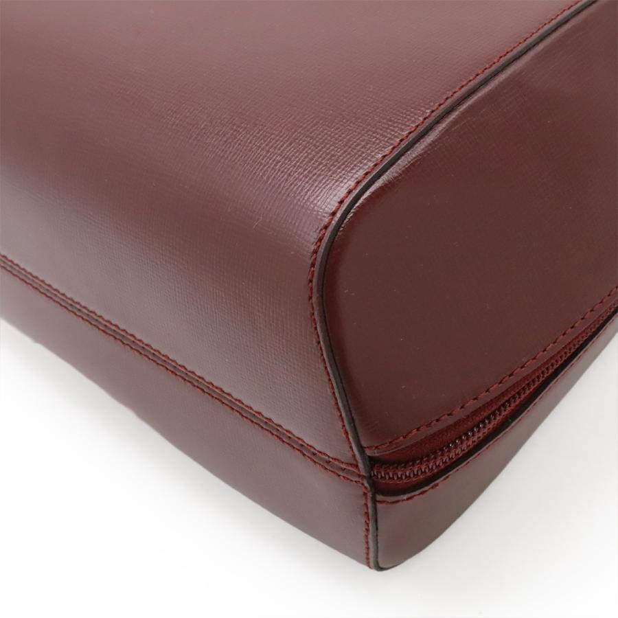 Cartier カルティエ マスト バックパック リュックサック レザー ボルドー ゴールド金具 L1000215 | Cartier | 02