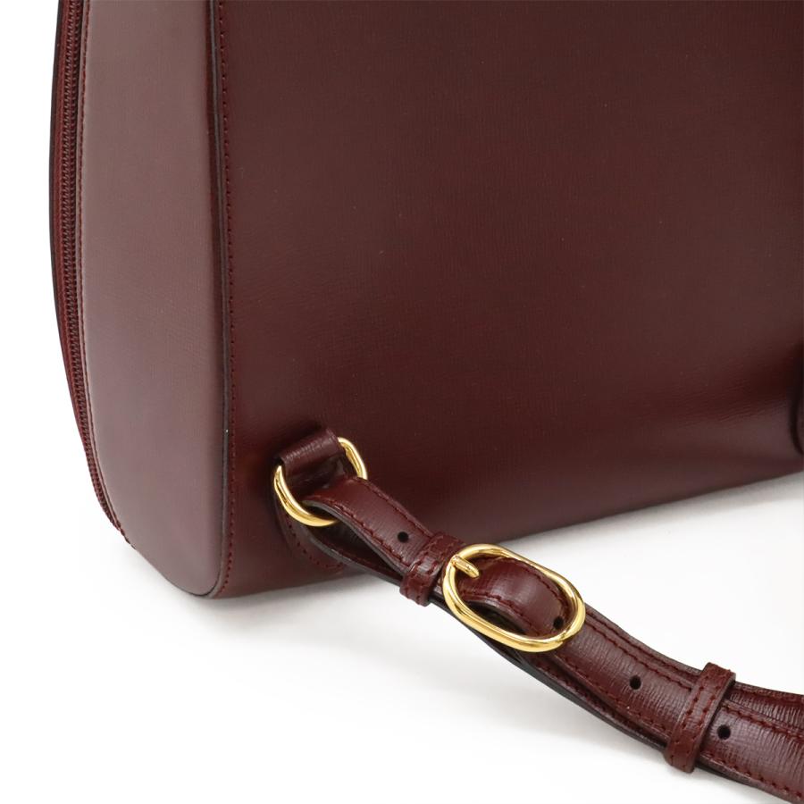Cartier カルティエ マスト バックパック リュックサック レザー ボルドー ゴールド金具 L1000215 | Cartier | 04
