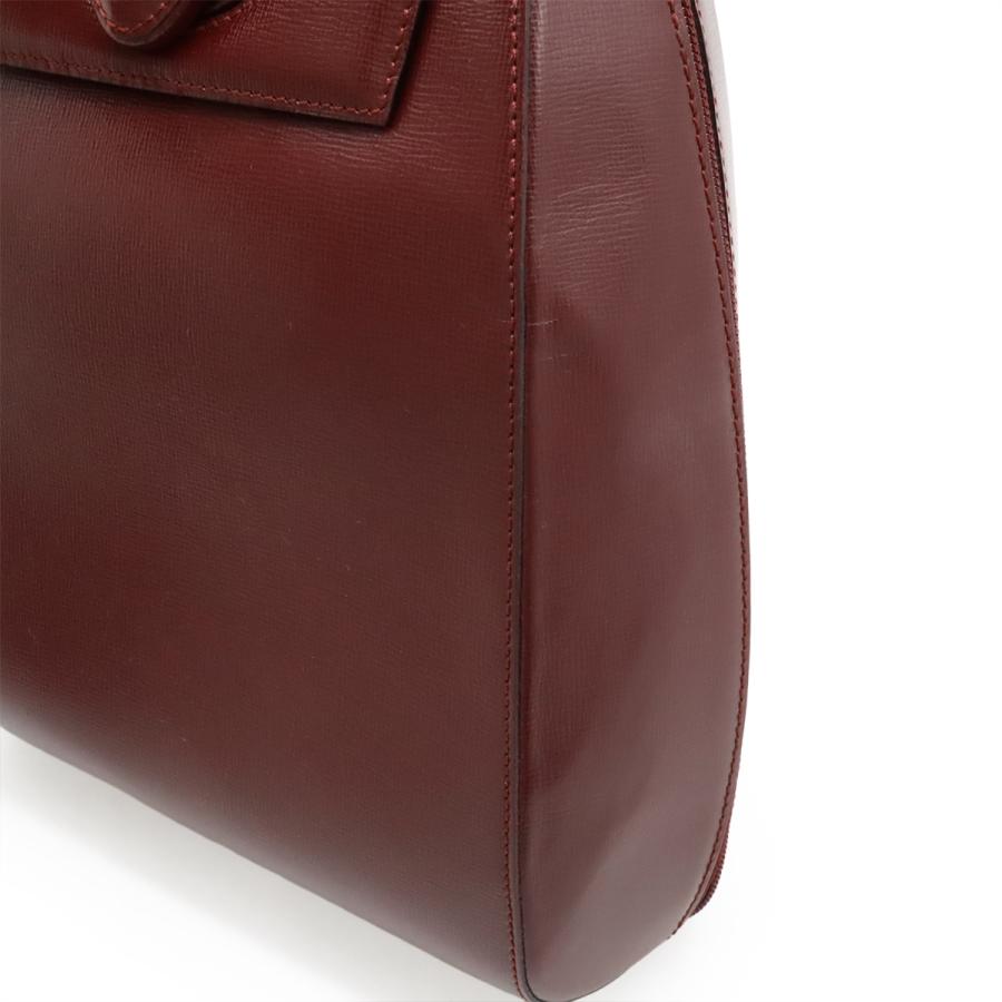 Cartier カルティエ マスト バックパック リュックサック レザー ボルドー ゴールド金具 L1000215 | Cartier | 08