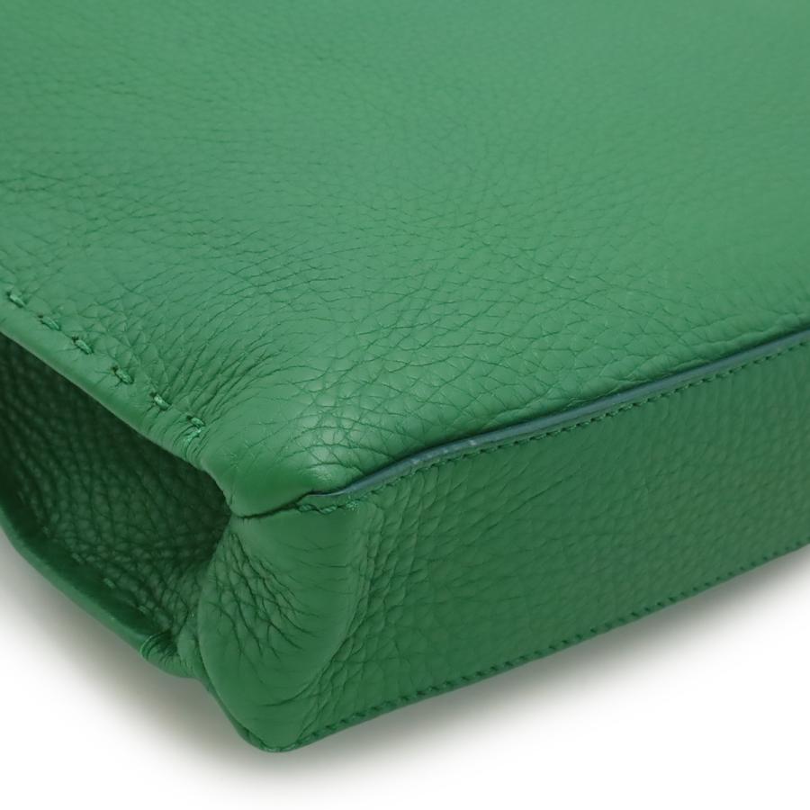 FENDI フェンディ セレリア ブリーフケース トートバッグ ビジネスバッグ レザー グリーン 緑 シルバー金具 7VA375 | FENDI | 02