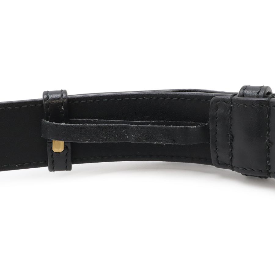 GUCCI グッチ GGマーモント ベルトバッグ ボディバッグ ウエストバッグ ウエストポーチ キルティング レザー ブラック 黒 ゴールド金具 | GUCCI | 05