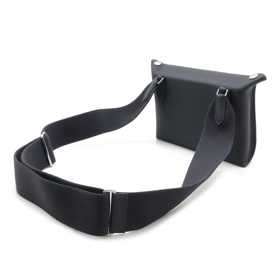 HERMES エルメス ヴィド ポッシュ Hエヴリン ショルダーバッグ トゴ ブラック 黒 シルバー金具 W刻印 | HERMES | 01