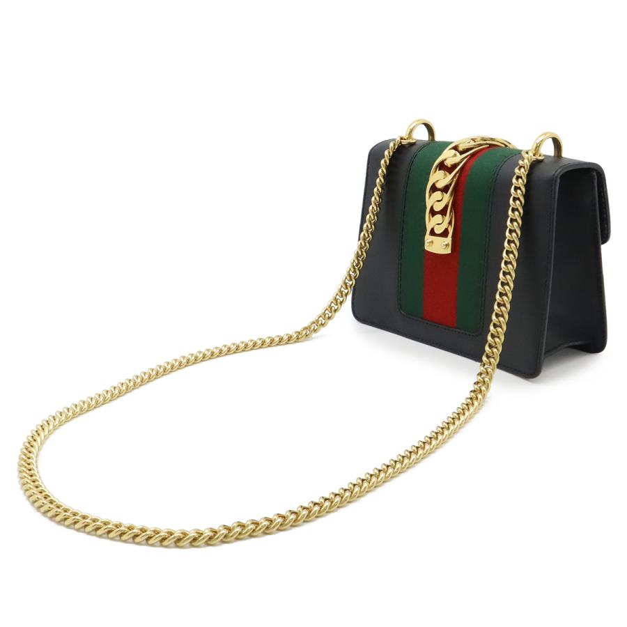 GUCCI ショルダーバッグ　リボン GUCCI（グッチ） シルヴィ ウェブライン リボン ミニチェーンバッグ