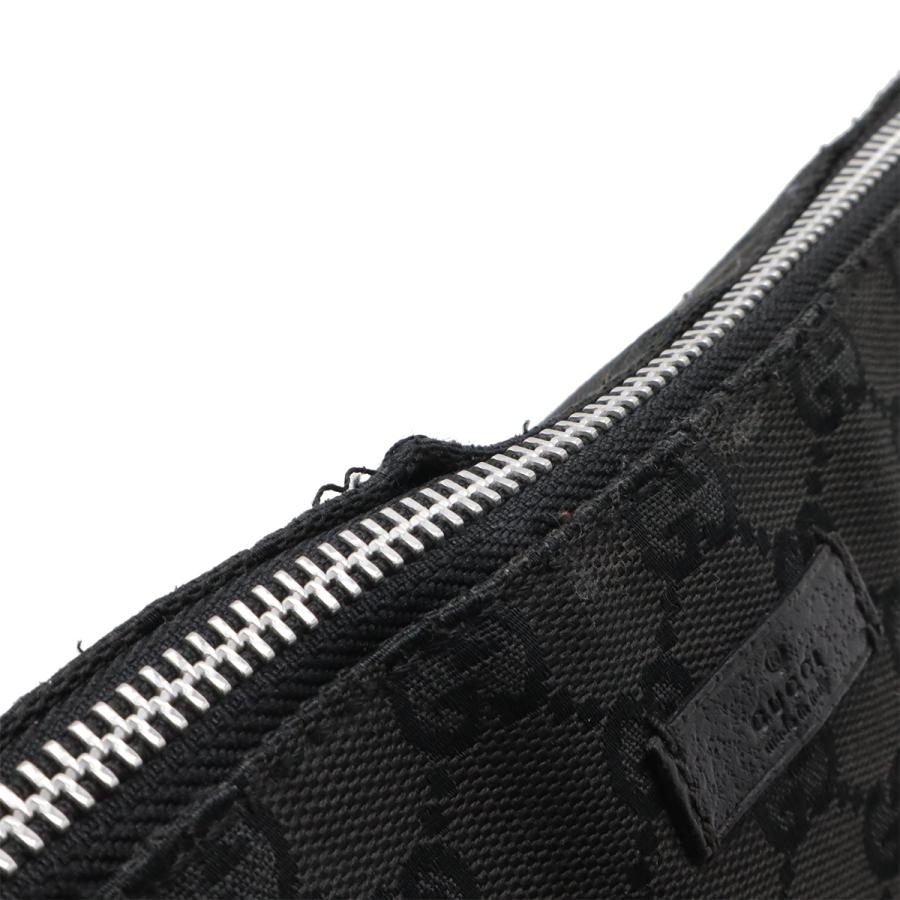 GUCCI グッチ GGキャンバス ショルダーバッグ メッセンジャーバッグ 斜め掛け レザー ブラック 黒 114273 | GUCCI | 04