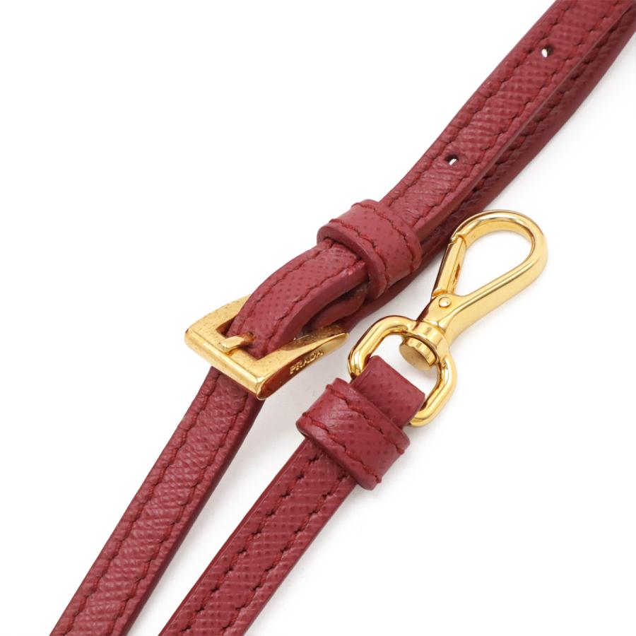 PRADA プラダ ハンドバッグ バケットバッグ 巾着 2WAY ショルダーバッグ ナイロン レザー ピンク ゴールド金具 1BH038 | PRADA | 05