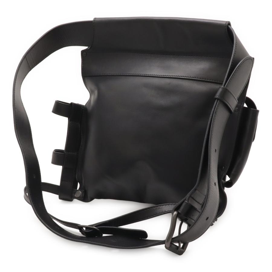 BOTTEGA VENETA ボッテガ ヴェネタ ボッテガベネタ イントレチャート ウエストバッグ ボディバッグ レザー ブラック 黒 121604 | BOTTEGA VENETA | 01