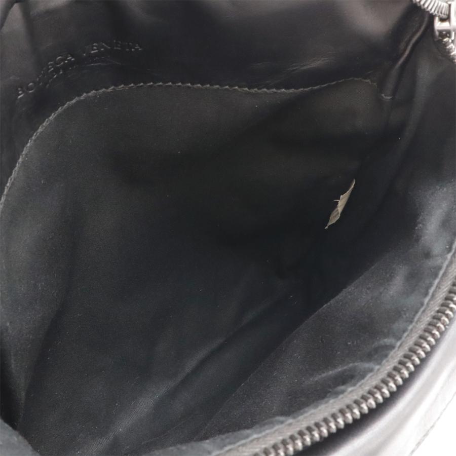 BOTTEGA VENETA ボッテガ ヴェネタ ボッテガベネタ イントレチャート ウエストバッグ ボディバッグ レザー ブラック 黒 121604 | BOTTEGA VENETA | 07