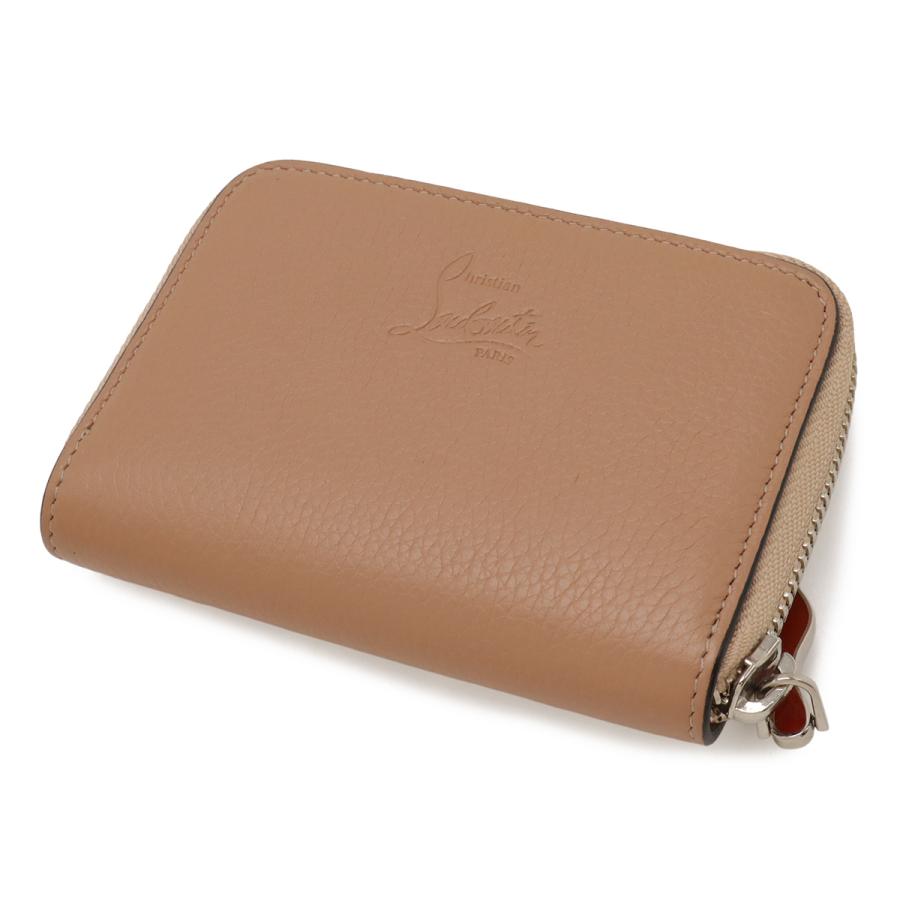 Christian Louboutin クリスチャン ルブタン パネトーネ ルビンスカイ ラウンドファスナー コインケース 小銭入れ レザー ヌード ピンク | Christian Louboutin | 01