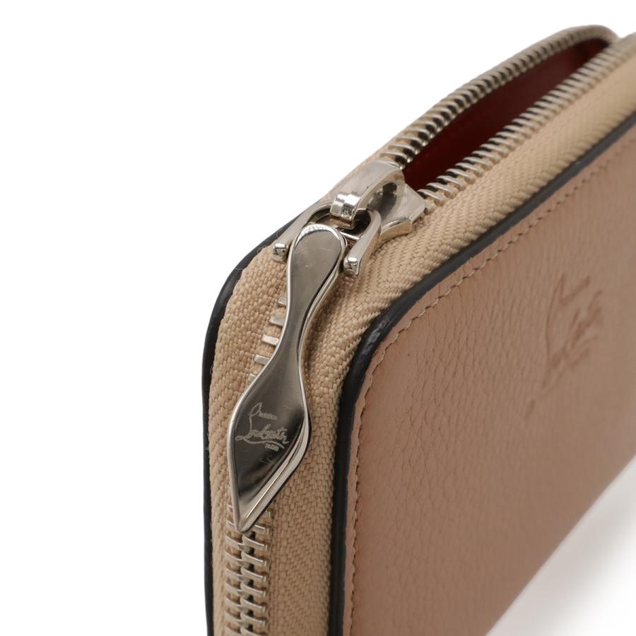 Christian Louboutin クリスチャン ルブタン パネトーネ ルビンスカイ ラウンドファスナー コインケース 小銭入れ レザー ヌード ピンク | Christian Louboutin | 03