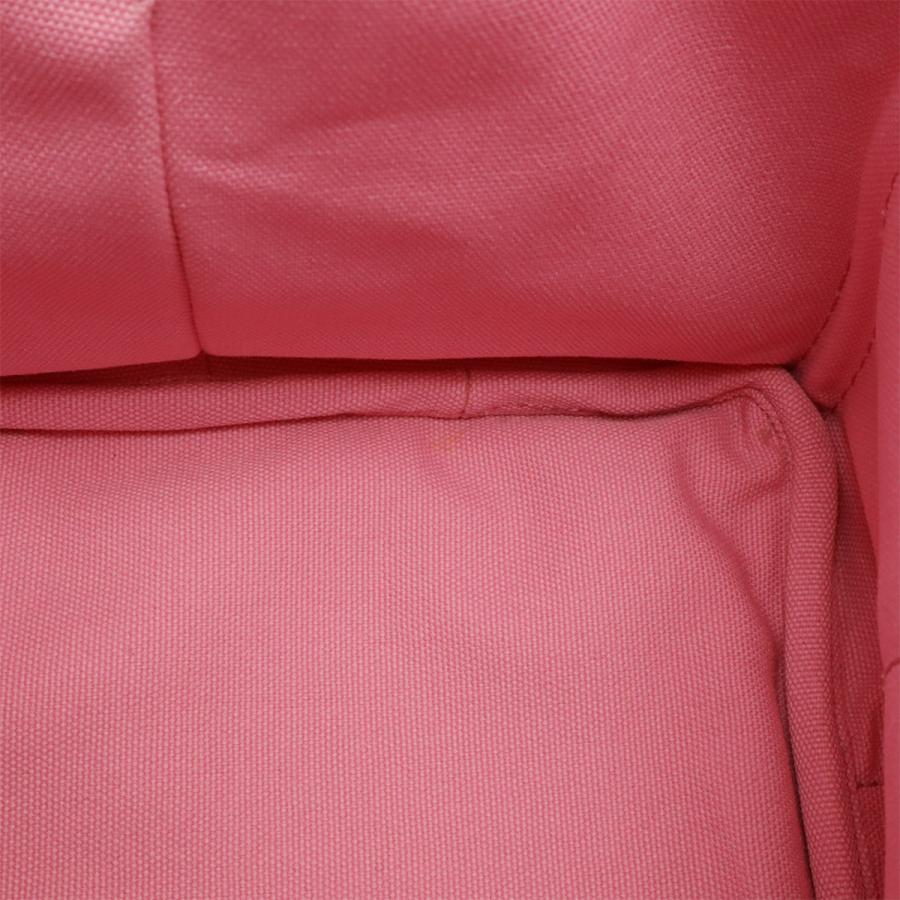 PRADA プラダ CANAPA カナパ トートバッグ ハンドバッグ ラージトート キャンバス GERANIO ピンク ゴールド金具 海外ブティック購入品 | PRADA | 06