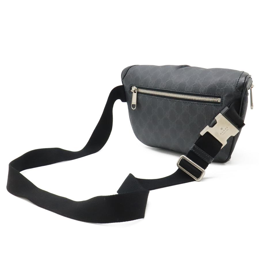 u02 グッチ　GGスプリーム　PVC ウエストバッグ　ボディバッグショルダー. GUCCI（グッチ） GGスプリーム ラージ ウエストバッグ ボディバッグ