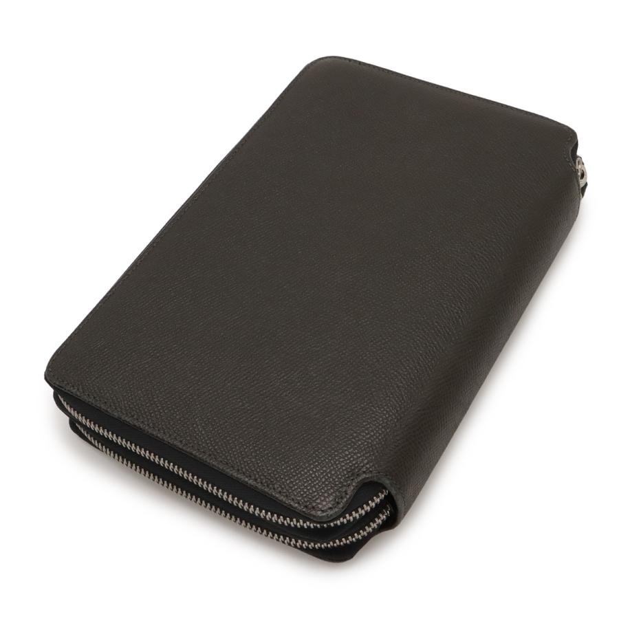 dunhill ダンヒル ボードン オーガナイザー ラウンドファスナー 長財布 トラベルケース クラッチバッグ レザー ダークグレー L2M145Z | dunhill | 01