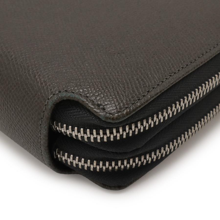 dunhill ダンヒル ボードン オーガナイザー ラウンドファスナー 長財布 トラベルケース クラッチバッグ レザー ダークグレー L2M145Z | dunhill | 02