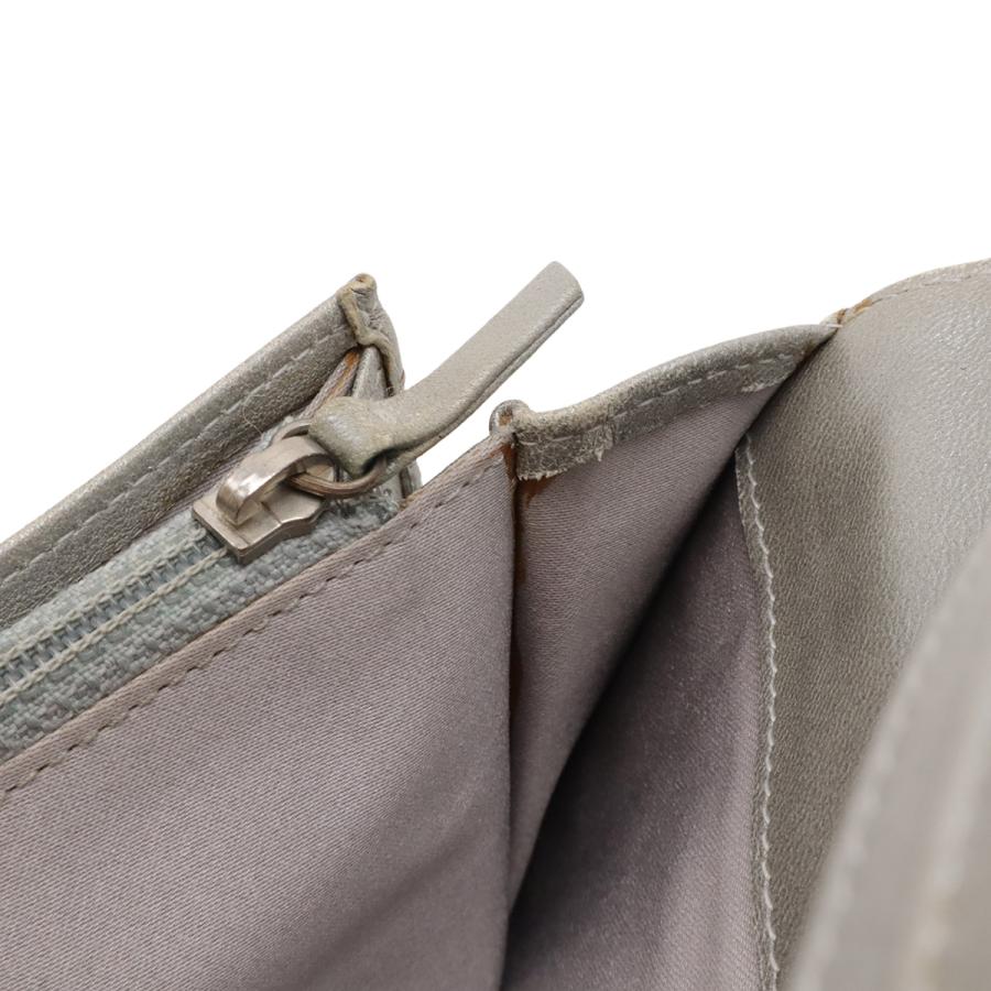 CHANEL シャネル カメリア エンボス ココマーク 2つ折長財布 二つ折り レザー ブラック 黒 シルバー金具 A36544 | CHANEL | 04