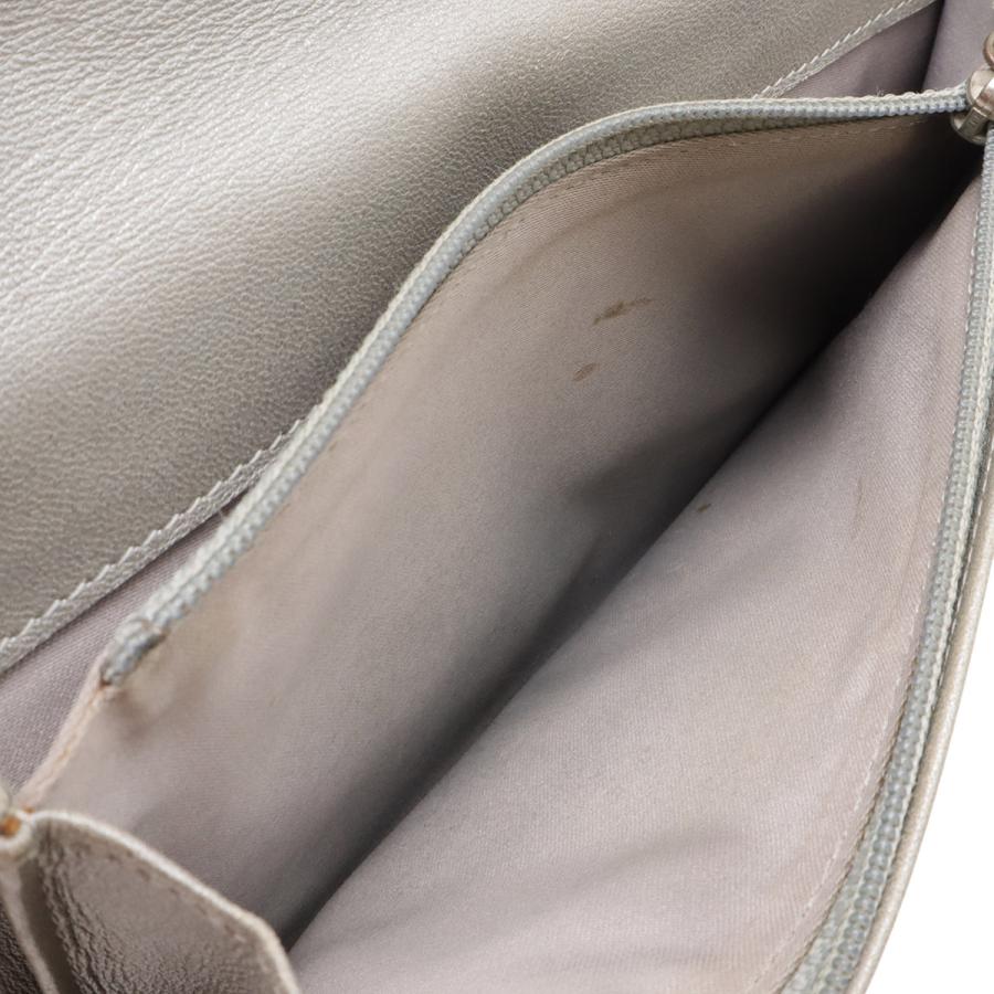 CHANEL シャネル カメリア エンボス ココマーク 2つ折長財布 二つ折り レザー ブラック 黒 シルバー金具 A36544 | CHANEL | 05