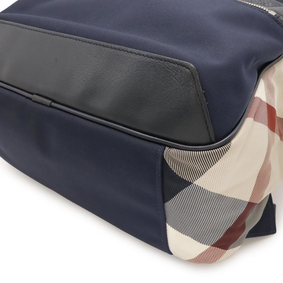 BLACK LABEL CRESTBRIDGE ブラック レーベル クレストブリッジ チェック柄 バックパック リュックサック ナイロン ネイビー ホワイト |  | 02