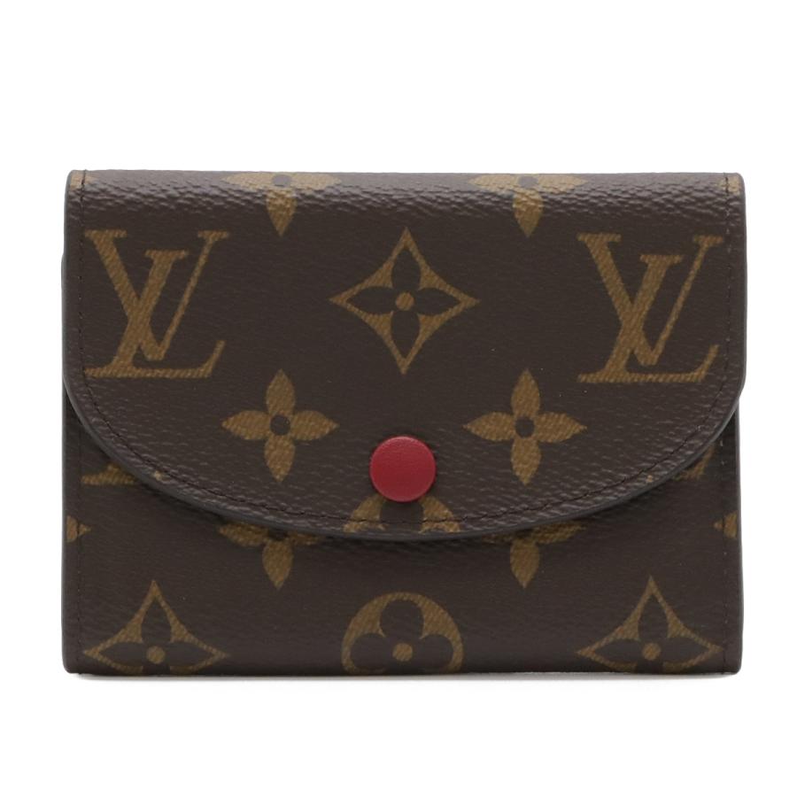 LOUIS VUITTON ルイ ヴィトン モノグラム ポルトモネ ロザリ コインケース コインパース 小銭入れ フューシャ イニシャル入り M41939 | LOUIS VUITTON