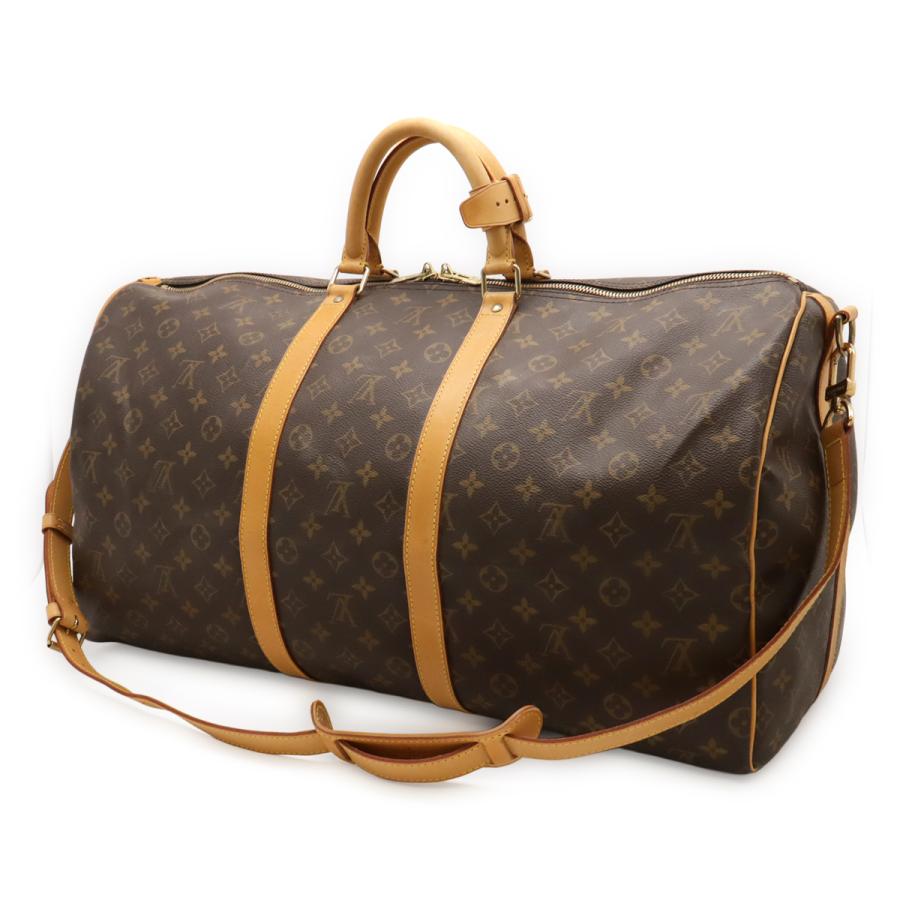 ルイ・ヴィトン キーポル バンドリエール 55 ボストンバッグ 旅行鞄 付属品有 LOUIS VUITTON ルイ ヴィトン モノグラム キーポル バンドリエール55