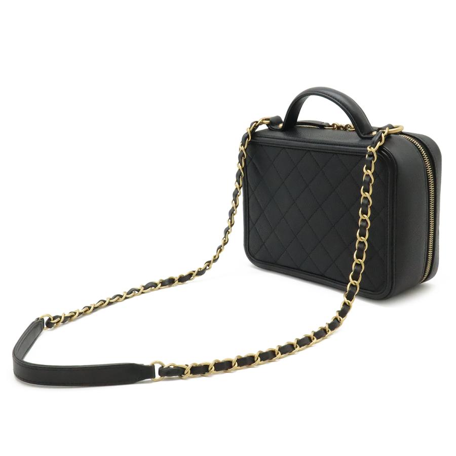 美品★CHANEL ★ケース CCフィリグリー CHANEL（シャネル） CCフィリグリー マトラッセ バニティケース