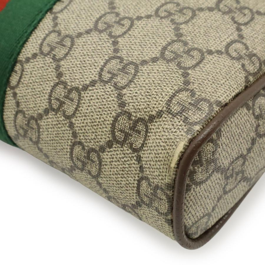 GUCCI グッチ オフィディア スモール メッセンジャーバッグ GGスプリーム シェリーライン PVC レザー ベージュ モカブラウン 547926 | GUCCI | 02