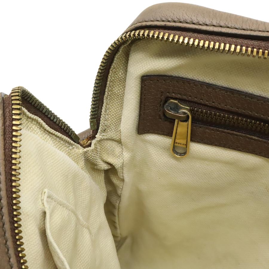 GUCCI グッチ オフィディア スモール メッセンジャーバッグ GGスプリーム シェリーライン PVC レザー ベージュ モカブラウン 547926 | GUCCI | 06