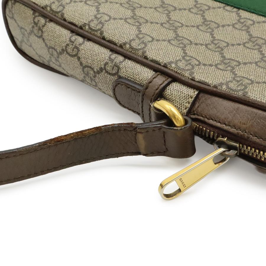 GUCCI グッチ オフィディア スモール メッセンジャーバッグ GGスプリーム シェリーライン PVC レザー ベージュ モカブラウン 547926 | GUCCI | 07