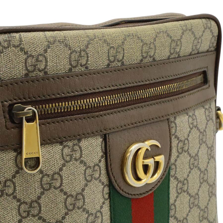 GUCCI グッチ オフィディア スモール メッセンジャーバッグ GGスプリーム シェリーライン PVC レザー ベージュ モカブラウン 547926 | GUCCI | 08