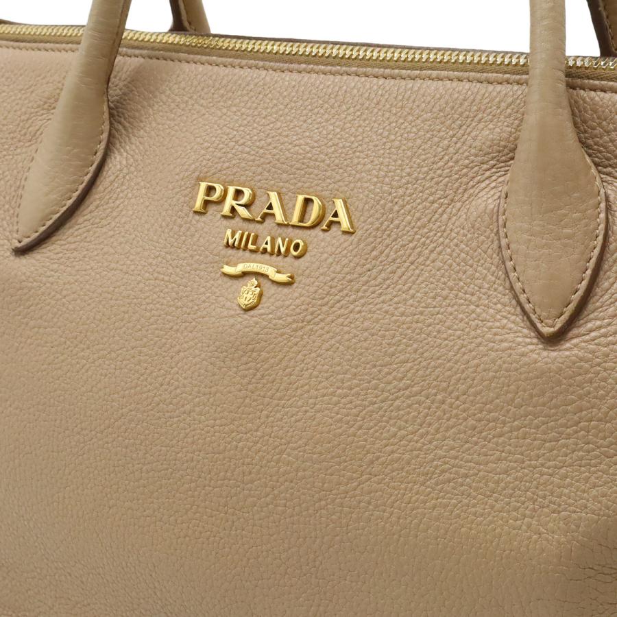 PRADA プラダ VIT.DAINO ハンドバッグ トートバッグ 2WAY ショルダーバッグ レザー ベージュ 国内ブティック購入品 1BA157 | PRADA | 08