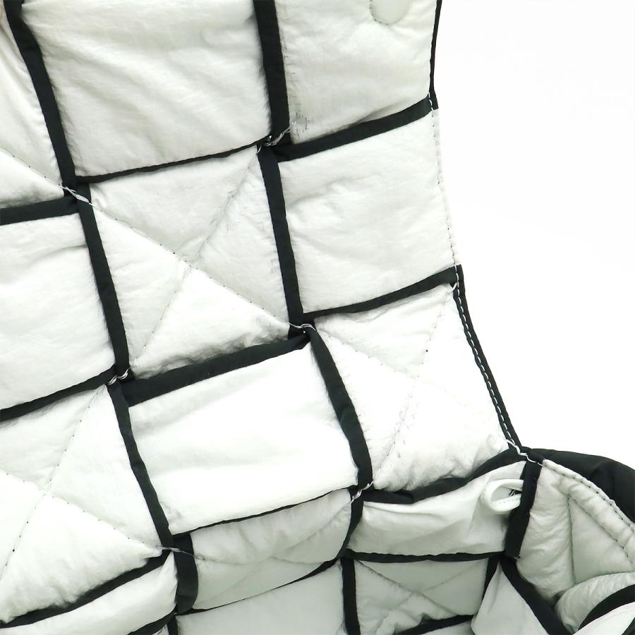 BOTTEGA VENETA ボッテガ ヴェネタ マキシ イントレチャート パデッドテック カセット ショルダーバッグ ナイロン ダークグレー系_7