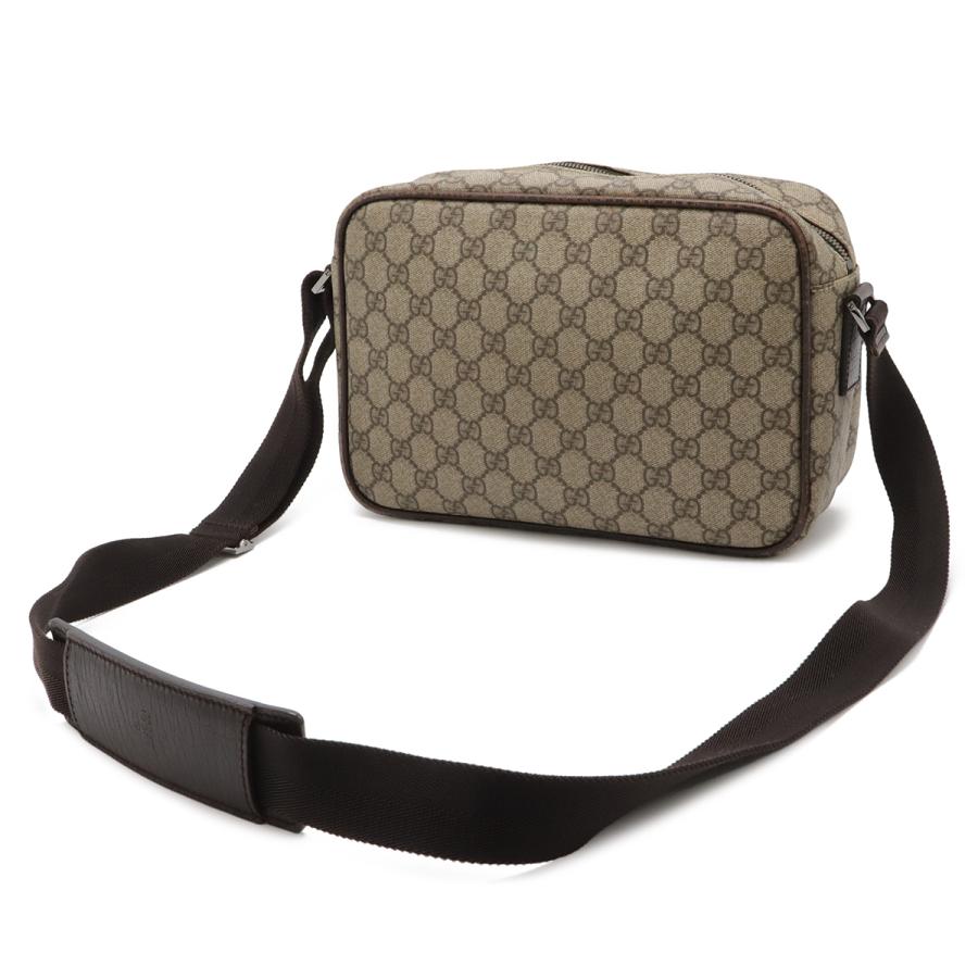 GUCCI グッチ GGスプリーム GGプラス ショルダーバッグ 斜め掛け PVC レザー カーキベージュ ダークブラウン 茶 114531 | GUCCI | 01