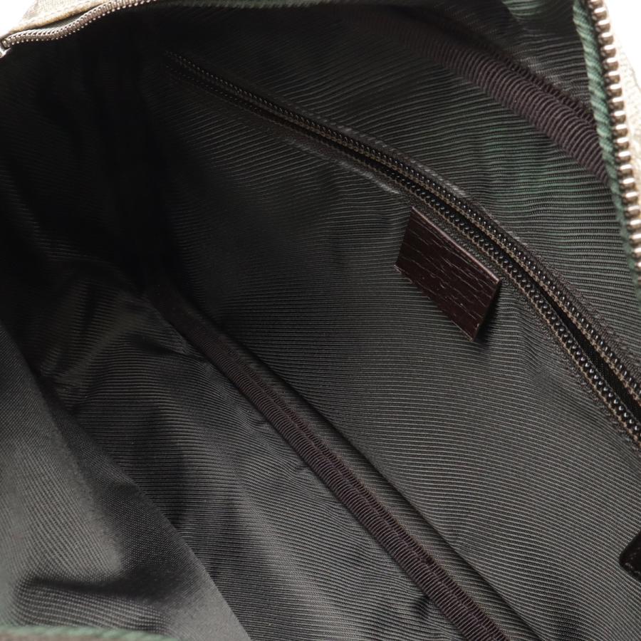 GUCCI グッチ GGスプリーム GGプラス ショルダーバッグ 斜め掛け PVC レザー カーキベージュ ダークブラウン 茶 114531 | GUCCI | 05