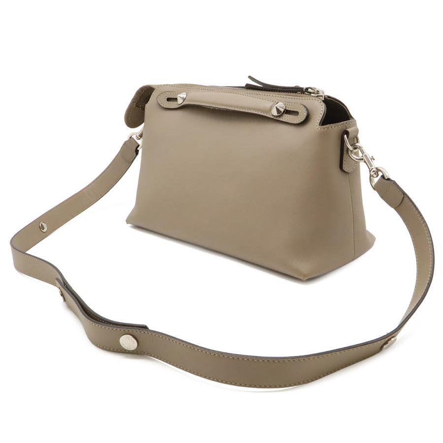FENDI フェンディ BY THE WAY バイザウェイ ミディアム ハンドバッグ 2WAY ショルダーバッグ レザー グレージュ シルバー金具 8BL124 | FENDI | 01